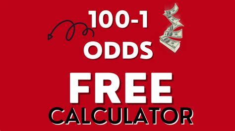 100 to 1 odds payout calculator